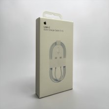 Кабель USB-C для iPhone Type-C to Type-C Model A1997 MUF72ZM/A 1 метр 60W 16 PRO MAX тканина в упаковці З ЛОГО