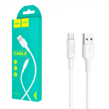 USB Кабель Hoco X25 Soarer Micro 1m White