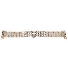 Ремінець металевий для годинника APPLE WATCH 38MM / 40MM / 41MM стрази rhinestones №1