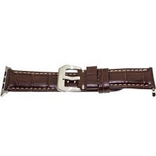 Ремінець ШКІРА ДОР. CROCO APPLE WATCH 42 | 44 MM №32