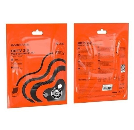 Кабель BOROFONE BUS02 HDMI 4K HD 2метри