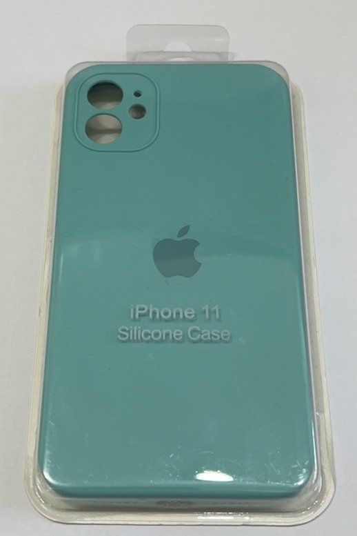 Чохол Silicone Case Copy Apple iPhone 11 Square Light Turquoise, 26