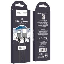 USB кабель HOCO X20 USB - Type-C 2.4A 1 метр, чорний