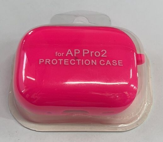 Чохол AirPods Pro 2 Full Case with Microfiber  Shiny Pink 14