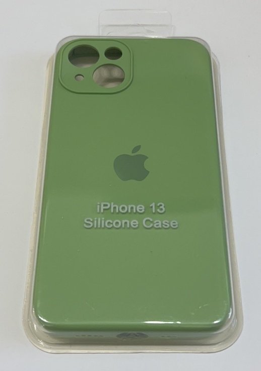 Чохол Silicone Case Copy Apple iPhone 13 Square Mint, 16