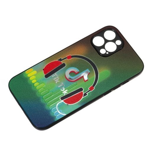Чохол Fashion Mix для Apple iPhone 12 Pro Max Neon TikTok