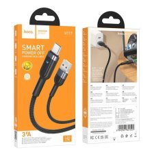 USB кабель HOCO U117 USB - Type-C, чёрный