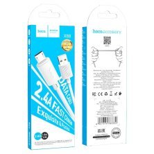 USB кабель HOCO X88 USB - micro USB 1метр, білий