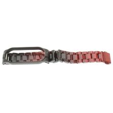 Ремінець металевий для годинника MI Band 5 | 6 6_red-black