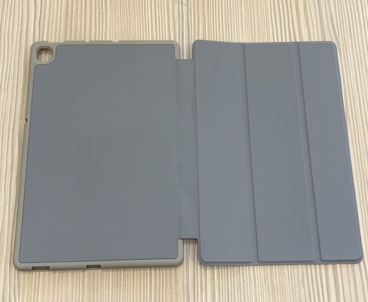 Книжка кожа планшет Pencil Case Samsung S6 Lite P610 Grey