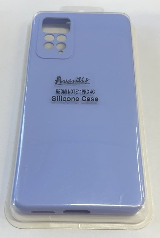 Avantis Full Silicone case Xiaomi Redmi Note 11 Pro 4G Red