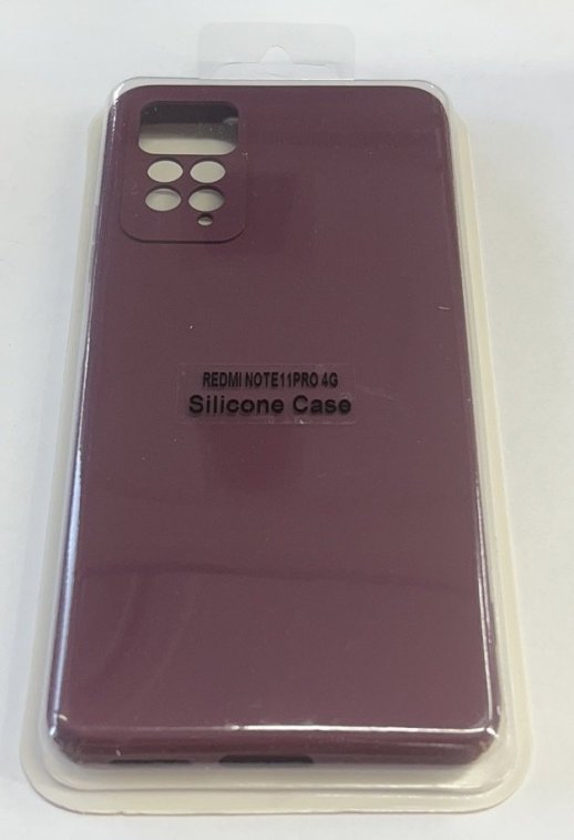 Avantis Full Silicone case Xiaomi Redmi Note 11 Pro 4G Red