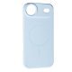 Силіконовий чохолНакладка Color (With Magnit) для Apple iPhone 17 Air Light Blue