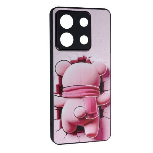 Накладка Fashion Mix для Xiaomi Redmi Note 13 Pro (5G) / Poco X6 Pink Bear