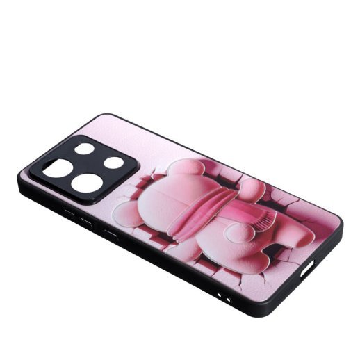 Накладка Fashion Mix для Xiaomi Redmi Note 13 Pro (5G) / Poco X6 Pink Bear