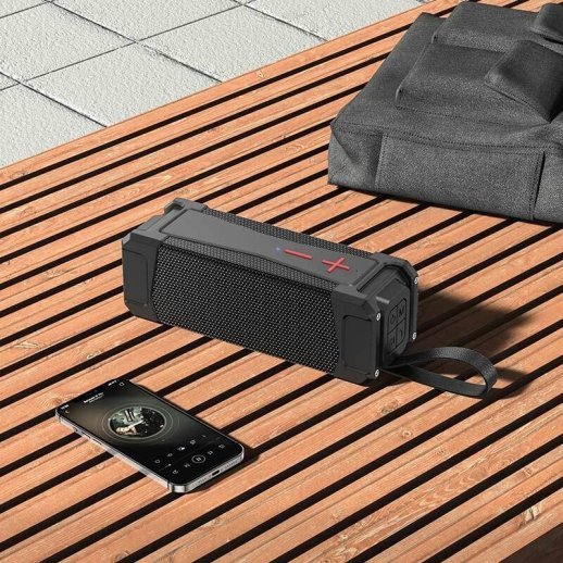 Колонка бездротова HOCO HC6 Bluetooth портативна для смартфона, чорний