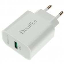 Зарядний пристрій Doolike DL-CH28 Quick Charge 3.0 + USB кабель iPhone 5