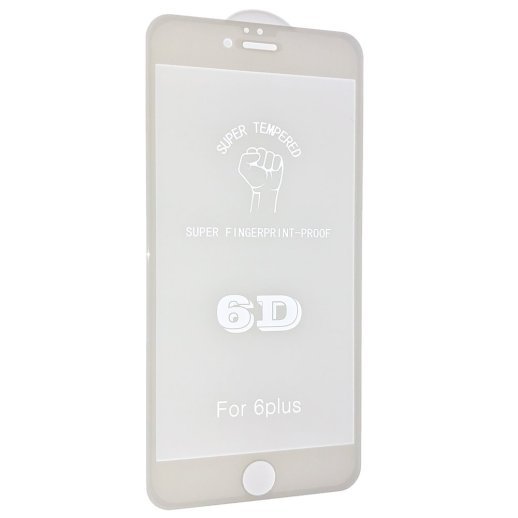 Захисне скло 6D ORIGINAL для APPLE IPHONE 6 PLUS | 6S PLUS БІЛИЙ