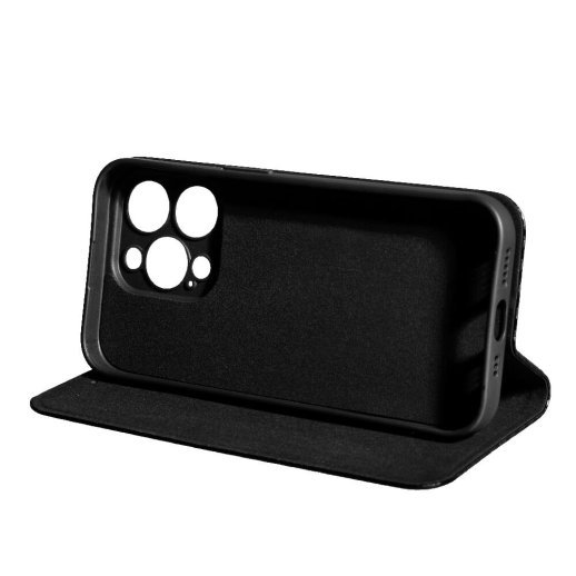 Книга Flip Cover Carbon для Apple iPhone 14 Pro Black