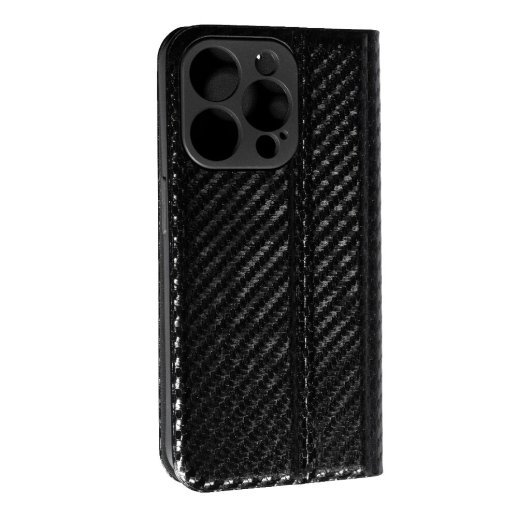 Книга Flip Cover Carbon для Apple iPhone 14 Pro Black