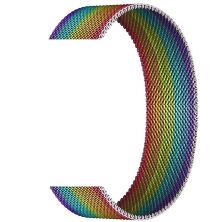 Ремінець металевий для годинника APPLE WATCH 42MM / 44MM / 45MM / 49MM Milanese Loop RAINBOW