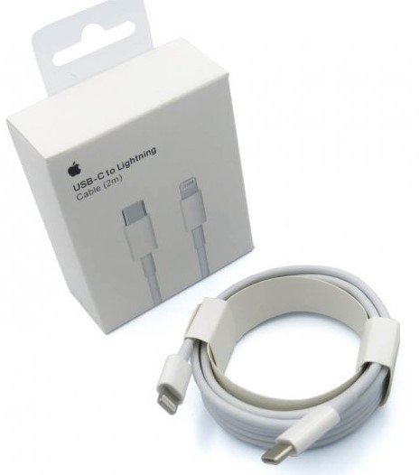 Кабель USB-C APPLE Type-C to Lightning PD 20W (MKQ42ZM/A) в упаковці 2 метри