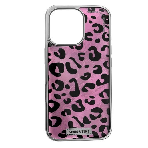 Накладка Leopard Case для Apple iPhone 16 Pro Max Pink