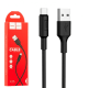 USB Cable Hoco X25 Soarer Type-C 1m Black