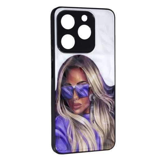 Накладка Prisma Ladies New для Realme C63 Purple glasses