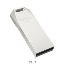 Флеш-память HOCO UD4 (USB2.0/8Gb) (стальной)