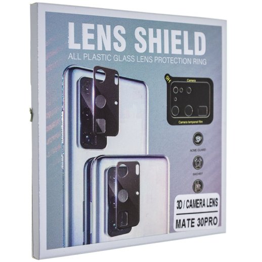 Захисне скло для камери 3D LENS SHIELD HUAWEI Mate 30 Pro чорний