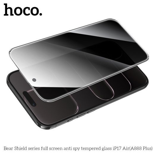 Скло для телефону HOCO A888 Plus Bear Shield anti spy APPLE iPhone 17 AIR