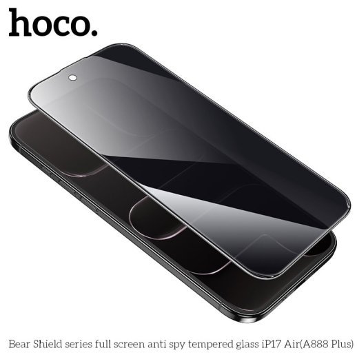 Скло для телефону HOCO A888 Plus Bear Shield anti spy APPLE iPhone 17 AIR