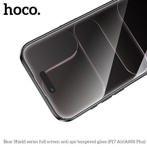 Скло для телефону HOCO A888 Plus Bear Shield anti spy APPLE iPhone 17 AIR