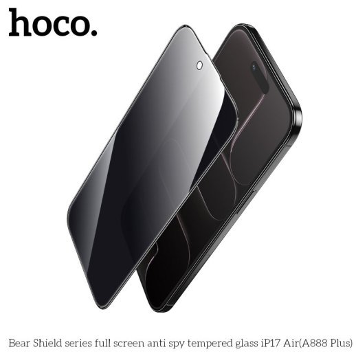 Скло для телефону HOCO A888 Plus Bear Shield anti spy APPLE iPhone 17 AIR
