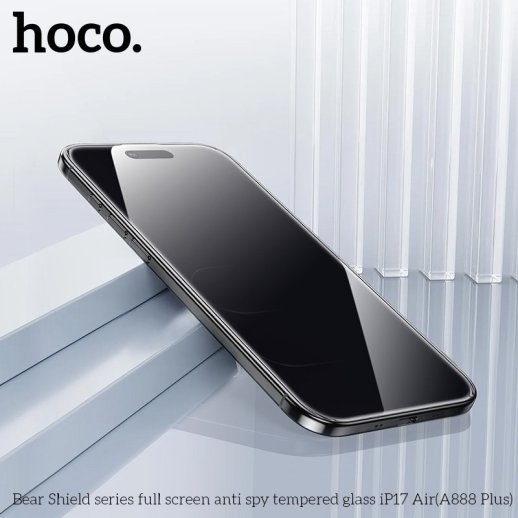 Скло для телефону HOCO A888 Plus Bear Shield anti spy APPLE iPhone 17 AIR