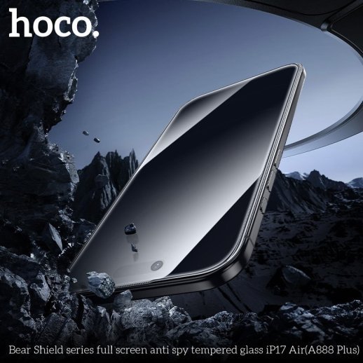 Скло для телефону HOCO A888 Plus Bear Shield anti spy APPLE iPhone 17 AIR