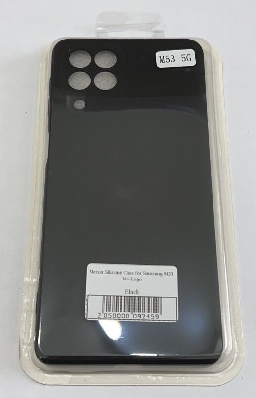Чохол Silicone Case for Samsung M53 No Logo Black