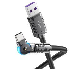 USB кабель HOCO U118 100W USB - Type-C ЧОРНИЙ