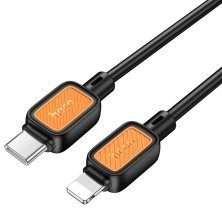 USB-C кабель HOCO X108 Type-C - Lightning 1 метр, чорний