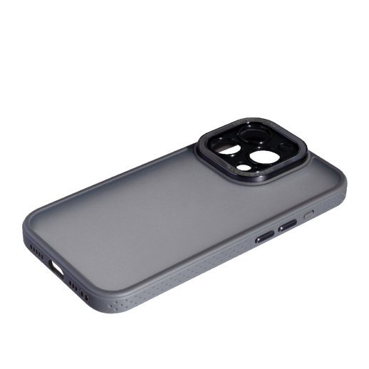 Чохол Metall Camera Touch Soft для Apple iPhone 15 Pro Max Grey
