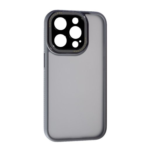Чохол Metall Camera Touch Soft для Apple iPhone 15 Pro Max Grey