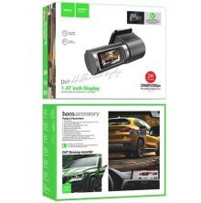 Автомобільний відеореєстратор HOCO DV7 2K wi-fi