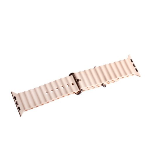 Chain Strap Band для Apple Watch 42/44/45/49 mm Beige and Milk