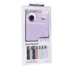 Силіконовий чохолНакладка Color (With Magnit) для Apple iPhone 17 Air Purple