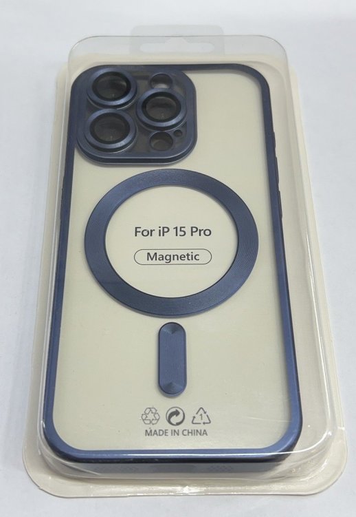 Case Magsafe With Frame Matte for Apple Iphone 15 Pro Graphite