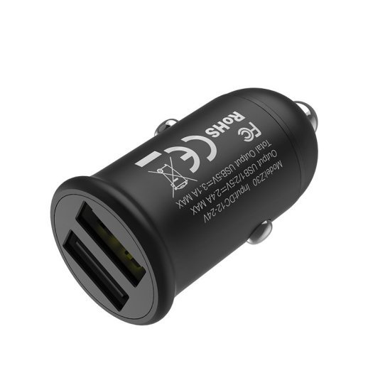 АЗУ HOCO Z30 (2USB/3.1A) (12pc) (черный)