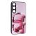 Накладка Fashion Mix для Samsung S25 Pink Bear