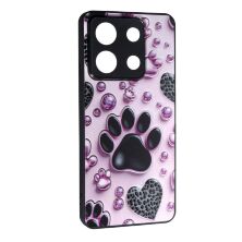 Накладка Fashion Mix для Xiaomi Redmi Note 13 Pro (5G) / Poco X6 Pink Paws