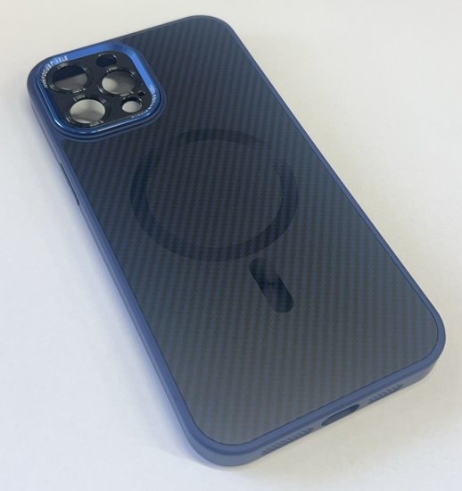 Case Carbone Shield Magsafe  for Apple Iphone 12 ProMax Mint